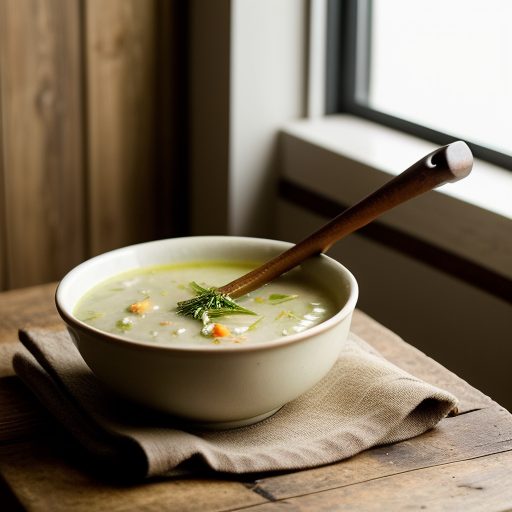 Cock-a-Leekie (Chicken and Leek Soup recipe image