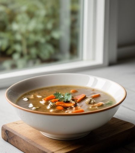 Cock-a-Leekie Soup recipe image