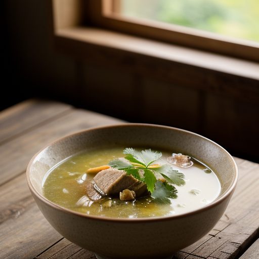Cocka-Leeke Soup recipe image