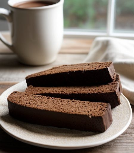 Cocoa Almond Biscotti Lf recipe image