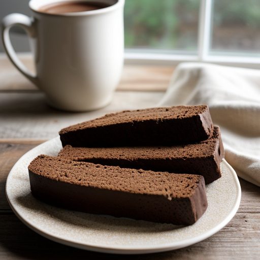 Cocoa Almond Biscotti Lf recipe image