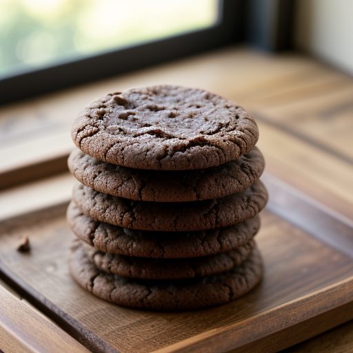 Cocoa Almond Cut-Out Cookies recipe image