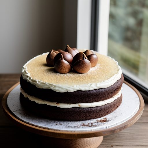 Cocoa Apple Cake recipe image
