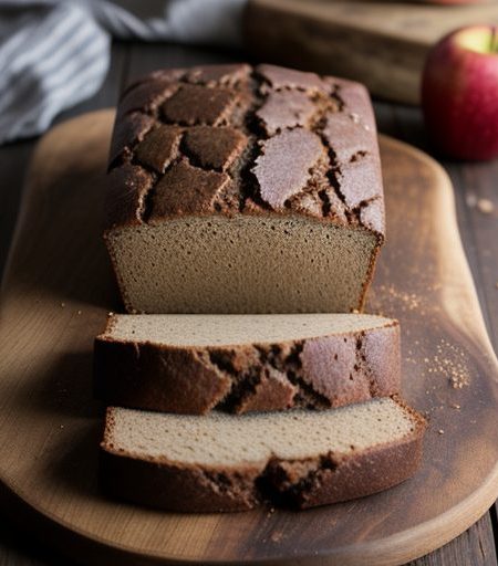 Cocoa Applesauce Bread recipe image