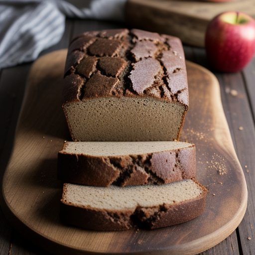 Cocoa Applesauce Bread recipe image