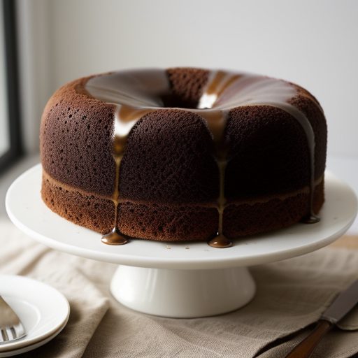 Cocoa Chiffon Cake recipe image