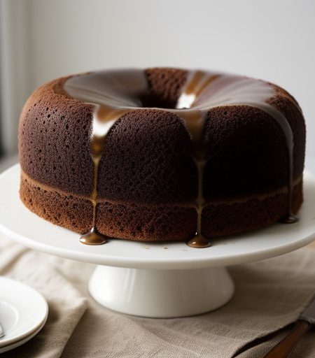 Cocoa Chiffon Cake recipe image