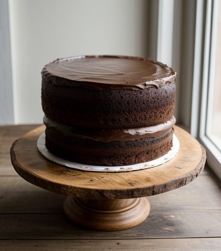 Cocoa Fudge Cake recipe image
