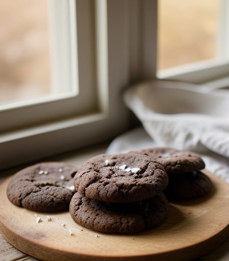 Cocoa Kiss Cookies recipe image
