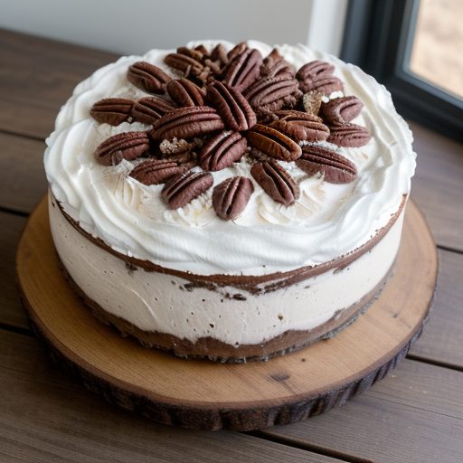 Cocoa-Nut Meringue Cheesecake recipe image