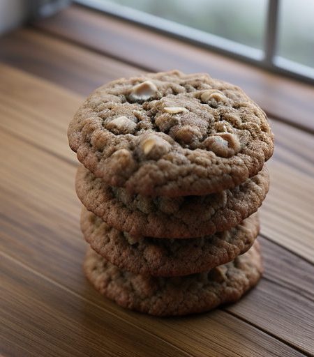Cocoa-Oatmeal Cookies recipe image