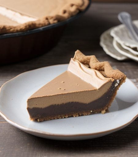 Cocoa Peanut Butter Chip Pie recipe image