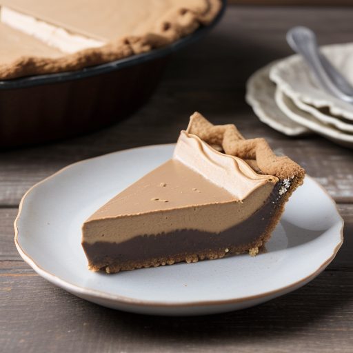 Cocoa Peanut Butter Chip Pie recipe image