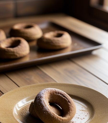 Cocoa Pecan Crescents recipe image