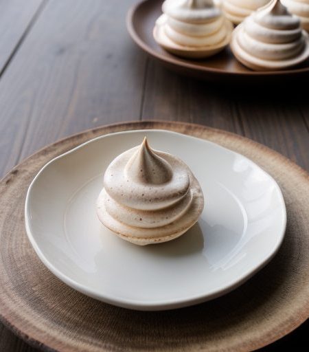 Cocoanut Meringues recipe image