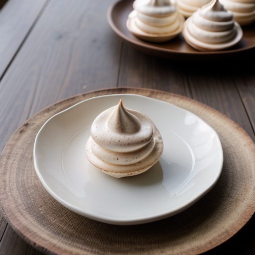 Cocoanut Meringues recipe image