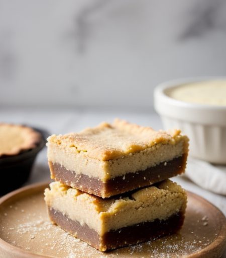 Coconut Butter Tart Squares recipe image