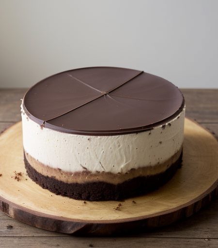 Coconut Choco Cheesecake recipe image