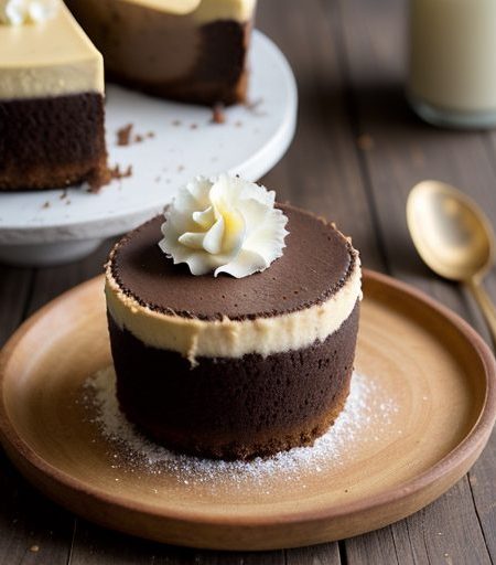 Coconut Chocolate Cheesecake recipe image
