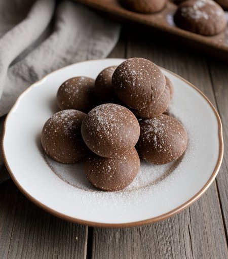 Coconut Cocoa Drops recipe image