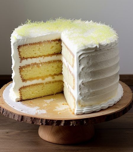 Coconut Cream Cake With Lemon & Lime Filling recipe image