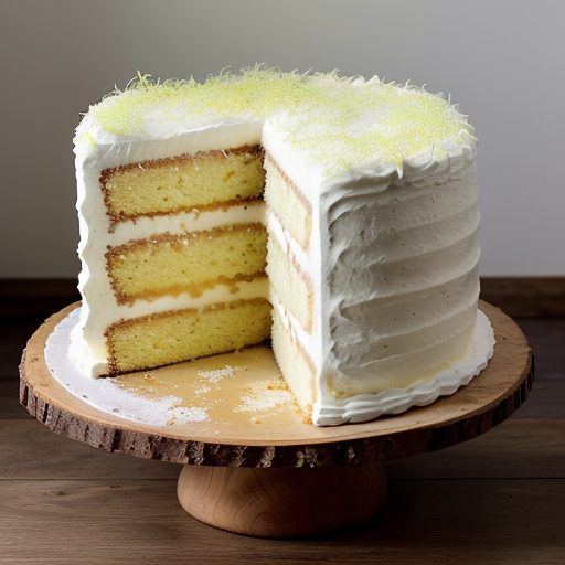 Coconut Cream Cake With Lemon & Lime Filling recipe image
