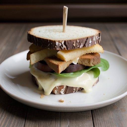 Coconut Cream Club Sandwich recipe image