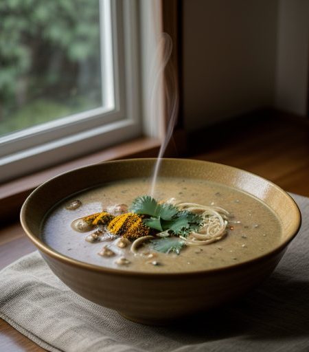 Coconut Curry Soup Explosion recipe image