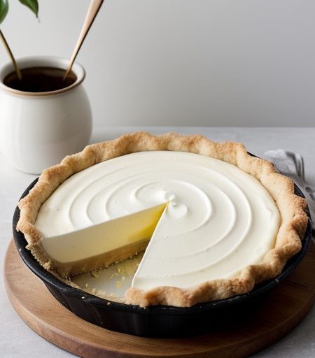Coconut Custard Blender Pie recipe image