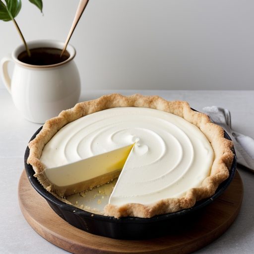 Coconut Custard Blender Pie recipe image