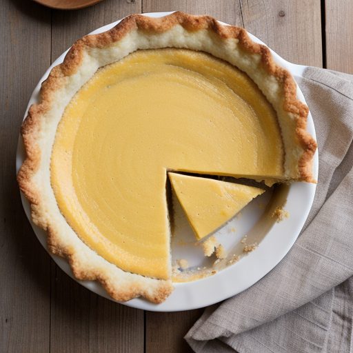 Coconut Custard Pie (Dupree recipe image