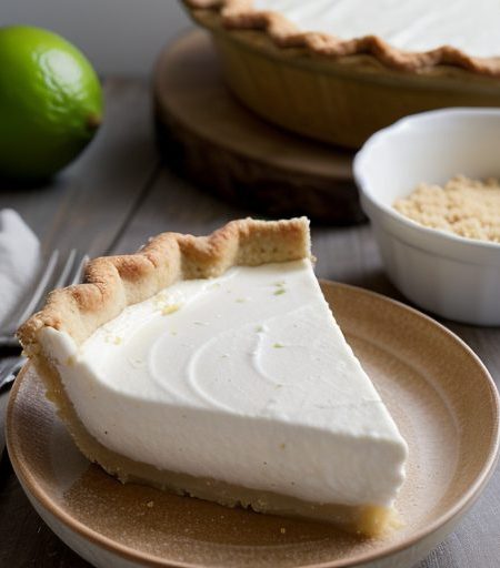 Coconut-Lime Pie recipe image