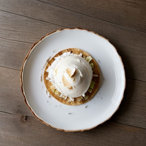 Coconut Milk Ice Cream Tostada Sundae recipe image