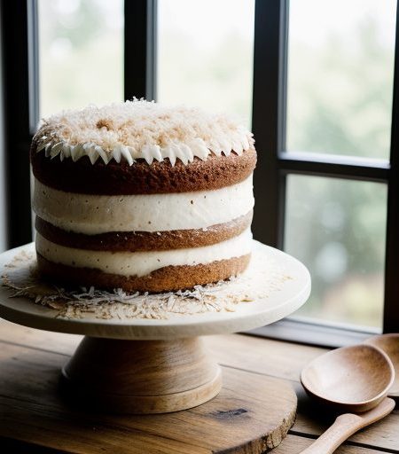 Coconut Oatmeal Cake recipe image