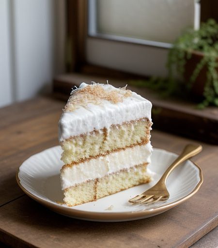 Coconut Sour Cream Cake recipe image