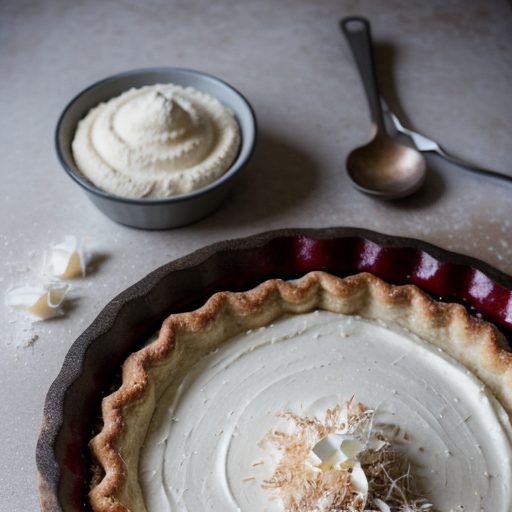 Coconut-Topped Berry Pie recipe image