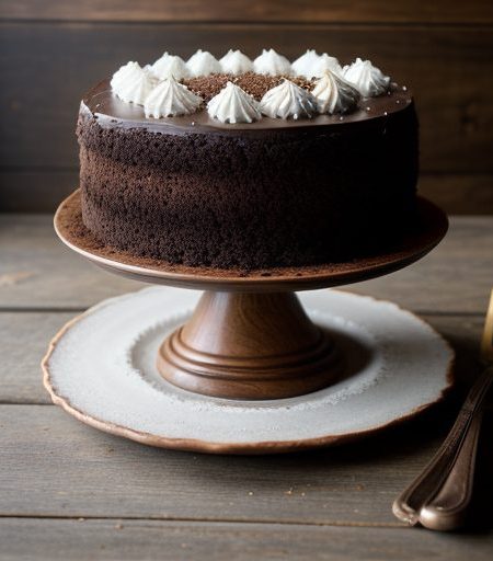Coconut Topped Chocolate Cake recipe image