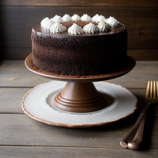 Coconut Topped Chocolate Cake recipe image