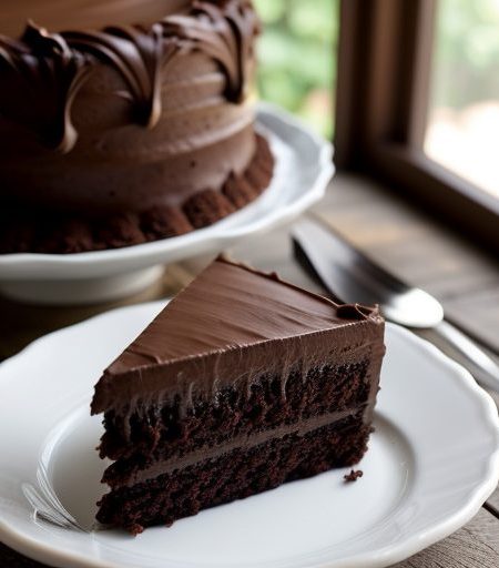 Coconut Topped Chocolate Cake recipe image
