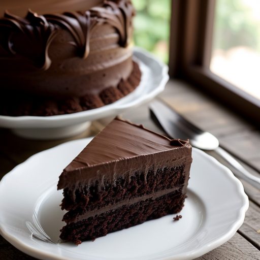 Coconut Topped Chocolate Cake recipe image