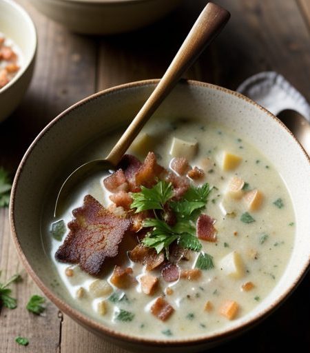 Cod-and-Leek Chowder - Country Living recipe image
