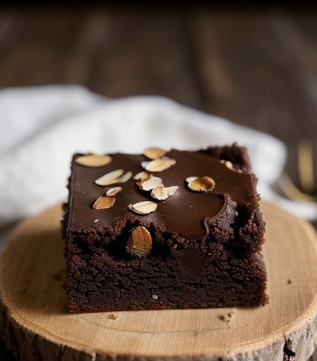 Coffee-Almond Chocolate Blondies - Bon Appetit recipe image