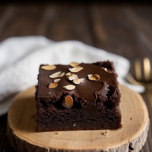 Coffee-Almond Chocolate Blondies - Bon Appetit recipe image