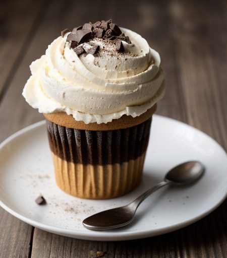 Coffee Almond Ice Cream Cake recipe image