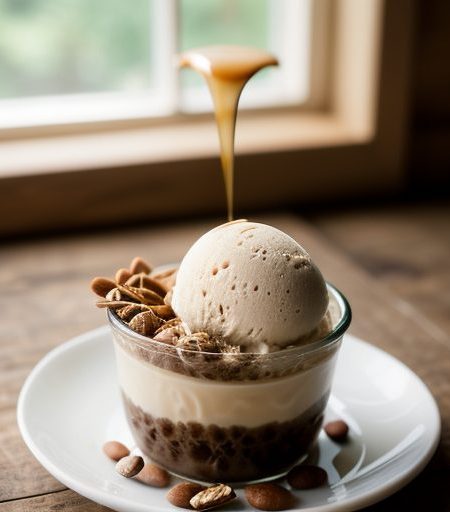 Coffee Brickle Ice Cream recipe image
