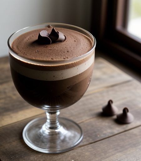 Coffee Liqueur Chocolate Mousse recipe image