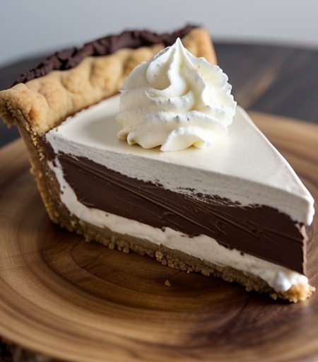 Coffee Liqueur Cream Pie recipe image