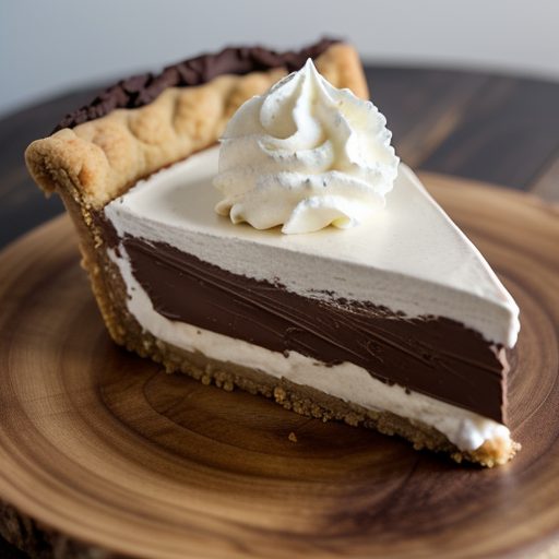 Coffee Liqueur Cream Pie recipe image