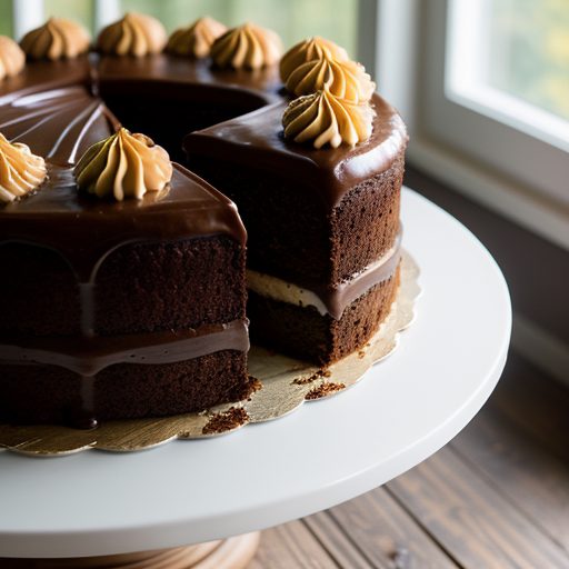 Coffee Orange Fudge Cake recipe image