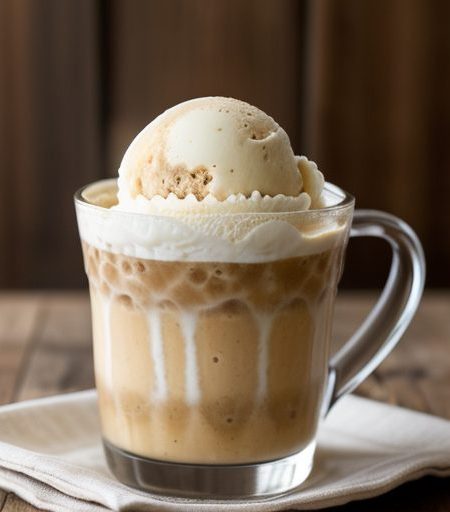 Coffee Punch With Ice Cream Floats recipe image